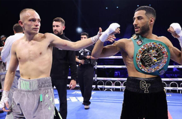 Yafai destroyed Edwards in Birmingham (Photo Credit - Mark Robinson Matchroom Boxing)