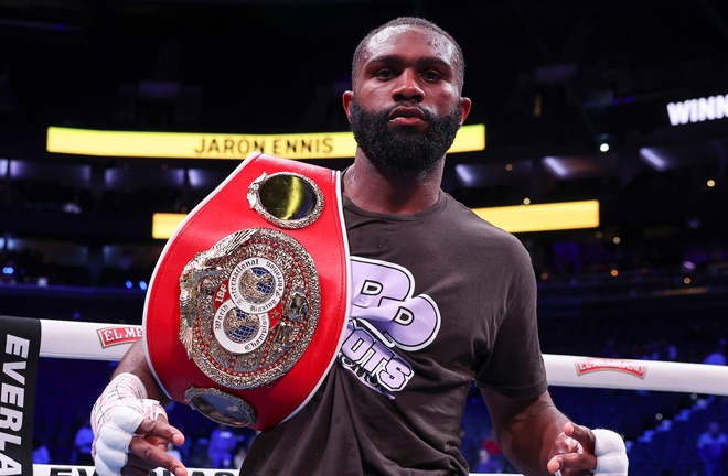 Ennis retained his IBF welterweight world title Photo Credit: Mark Robinson Matchroom Boxing