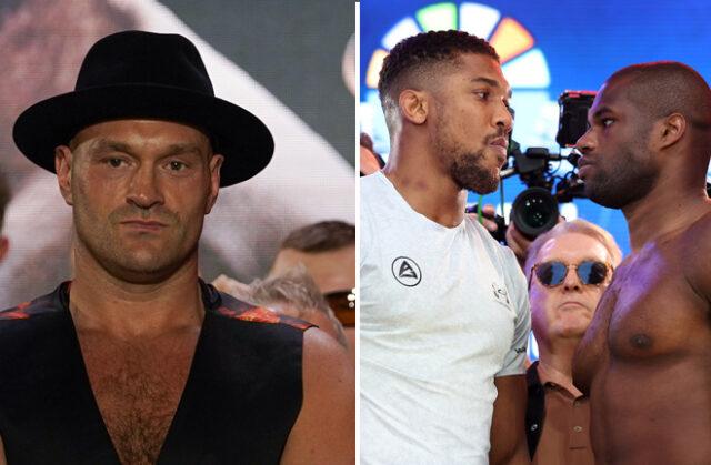 Tyson Fury has labelled Anthony Joshua and Daniel Dubois as 