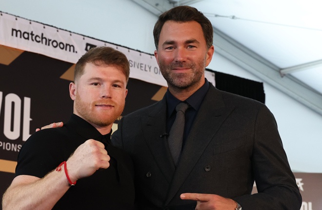 Hearn says Canelo would destroy Paul Photo Credit: Ed Mulholland/Matchroom