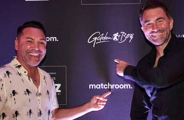 Several Matchroom vs Golden Boy 5v5 matchups have been proposed (Image credit: Cris Esqueda Golden Boy)