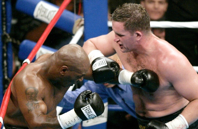 McBride sent Tyson into retirement in 2005. Photo: AP