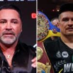 Oscar De La Hoya admits he’s excited by the prospect of a clash between Oleksandr Usyk and Zurdo Ramirez Photo Credit: Golden Boy/ Cris Esqueda/Stephen Dunkley/Queensberry