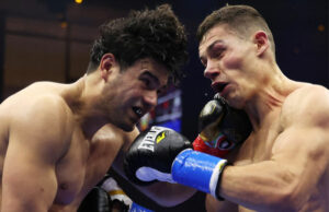 Gilberto Ramirez wins the world cruiserweight unification bout by unanimous decision against Chris Billam-Smith in Riyadh. Photo Credit: BBC Sport (x.com)