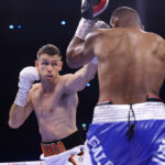 Smith got back to winning ways in Birmingham (Photo Credit: Mark Robinson Matchroom Boxing)