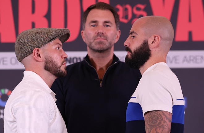 Walker faces Ritson Photo Credit: Mark Robinson Matchroom Boxing