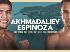 Akhmadaliev and Espinoza top the bill in Monte Carlo (Matchroom)