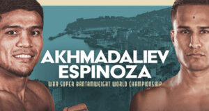 Akhmadaliev and Espinoza top the bill in Monte Carlo (Matchroom)