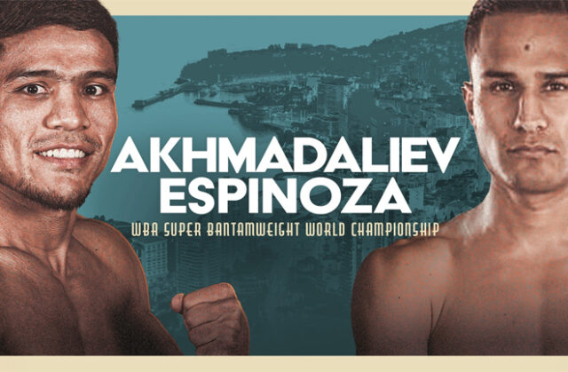 Akhmadaliev and Espinoza top the bill in Monte Carlo (Matchroom)