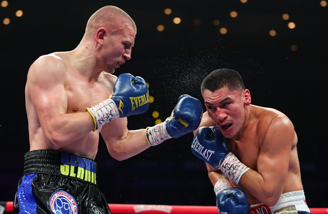 In August, Bohachuk was eliminated by Ortiz Jr. Photo: Golden Boy/Cris Esqueda