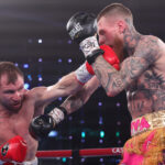 Hughes dominated Cully Photo Credit: Mark Robinson Matchroom Boxing