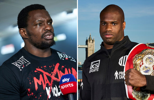 Dillian Whyte has questioned Daniel Dubois' callout of Oleksandr Usyk Photo Credit: Mark Robinson Matchroom Boxing