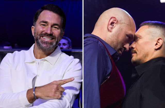 Eddie Hearn has picked Tyson Fury to win his rematch with Oleksandr Usyk after initially siding with the Ukrainian Photo Credit: Mark Robinson Matchroom Boxing/Top Rank