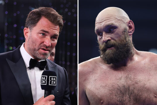 Eddie Hearn says Anthony Joshua is the only fight left for Tyson Fury Photo Credit: Mark Robinson Matchroom Boxing/Leigh Dawney/Queensberry Promotions