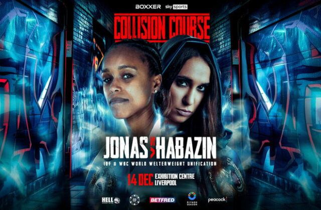 Natasha Jonas faces Ivana Habazin in a IBF and WBC welterweight unification clash on Saturday in Liverpool, live on Sky Sports Photo Credit: BOXXER