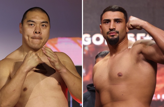 The WBC will sanction Zhang vs Kabayel for their interim heavyweight title Photo Credit: Mark Robinson Matchroom Boxing