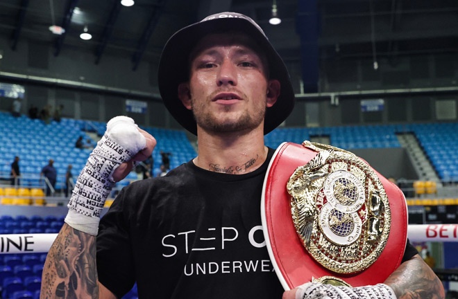 Paro puts his IBF super lightweight title on the line for the first time Photo: Melina Pizano/Matchroom