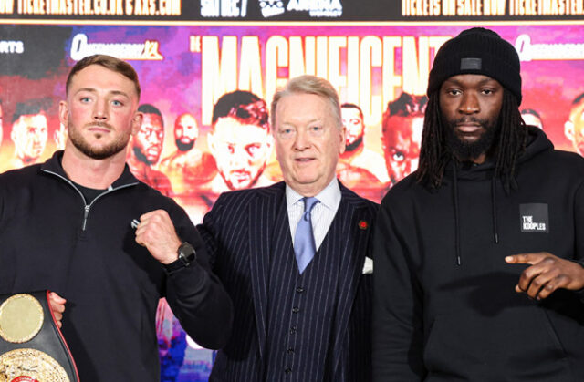 Brad Pauls defends his British middleweight title against Denzel Bentley in Wembley on Saturday, live on TNT Sports Photo Credit: Leigh Dawney/Queensberry Promotions