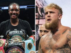 Claressa Shields believes she would knock out Jake Paul Photo Credit: Lawrence Lustig/BOXXER/Esther Lin/MVP