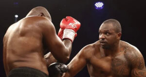 Dillian Whyte scored a seventh round retirement win over Ebenezer Tetteh in Gibraltar on Sunday Photo Credit: Platform Sport