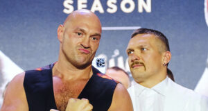 Tyson Fury has promised to send Oleksandr Usyk into retirement on Saturday Photo Credit: Mikey Williams/Top Rank