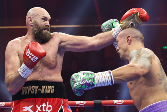 Oleksandr Usyk beat Tyson Fury for a second time in Riyadh on Saturday Photo Credit: Leigh Dawney/Queensberry Promotions