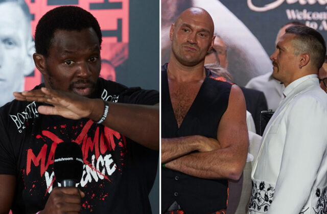 Dillian Whyte says Tyson Fury must switch up his approach in his rematch with Oleksandr Usyk Photo Credit: Mark Robinson/Matchroom/Stephen Dunkley/Queensberry