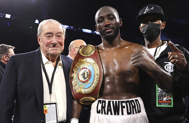 Arum promoted a large part of Crawford's career Photo Credit: Mikey Williams /Top Rank via Getty Images