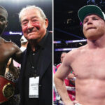 Bob Arum says he wouldn’t rule out Terence Crawford in a fight with Canelo Alvarez Photo Credit: Mikey Williams/Top Rank/Ed Mulholland/Matchroom