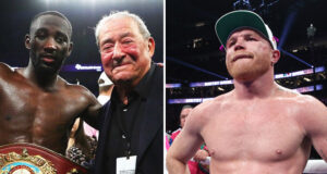 Bob Arum says he wouldn't rule out Terence Crawford in a fight with Canelo Alvarez Photo Credit: Mikey Williams/Top Rank/Ed Mulholland/Matchroom