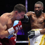 Osaze provided a stern test for Liddard Photo Credit: Mark Robinson Matchroom Boxing