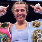 Scotney defends her IBF and WBO super bantamweight crowns against Motu Photo Credit: Mark Robinson Matchroom Boxing