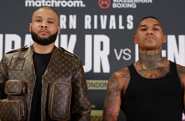 Conor Benn has vowed to knock out Chris Eubank Jr in April. Photo: Walton Matchroom Boxing