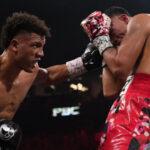 Morrell floored Benavidez in the 11th round Photo Credit: Premier Boxing Champions