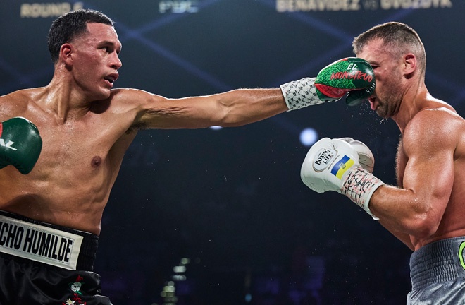 Benavidez defeated Gvozdyk in June. Photo: Esther Lin/Premier Boxing Champions