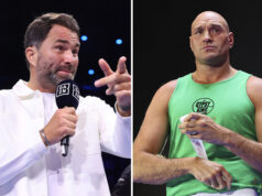 Eddie Hearn believes Tyson Fury will reverse his retirement decision Photo Credit: Mark Robinson Matchroom Boxing/Mikey Williams/Top Rank