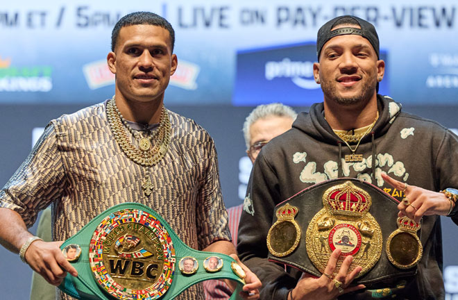 Benavidez puts his interim WBC light heavyweight title on the line against Morrell Photo: Ryan Hafey/Premier Boxing Champions