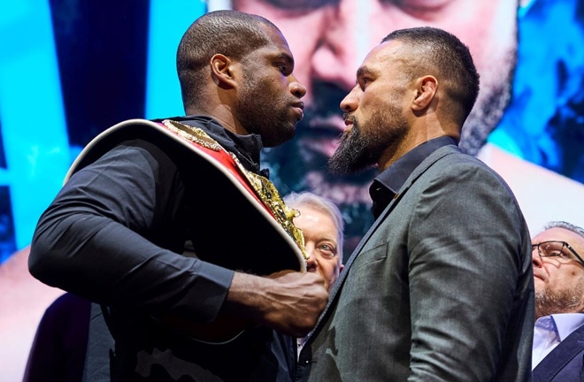 Dubois will face Parker on February 22 in Riyad. Photo: Mark Robinson Matchroom Boxing