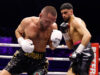 Adam Azim halted Sergey Lipinets in the ninth round in Wembley Photo Credit: Lawrence Lustig/BOXXER