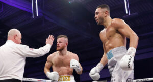 Callum Simpson halted Steed Woodall in the second round in Sheffield Photo Credit: Lawrence Lustig/BOXXER