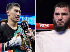 Dmitry Bivol has confirmed that Artur Beterbiev refused to shake his hand after their rematch in Riyadh Photo Credit: Mark Robinson Matchroom Boxing