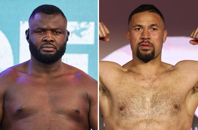 Martin Bakole entered the fight with Joseph Parker on Saturday, after Daniel Dubois Photo: Mark Robinson Matchroom Boxing