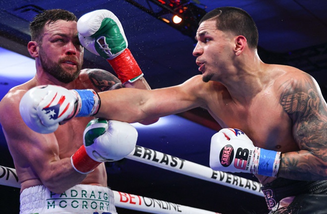 McCrory was beaten by Berlanga last March Photo Credit: Ed Mulholland/Matchroom