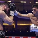 Dmitry Bivol gained revenge over Artur Beterbiev to become the undisputed light heavyweight champion in Riyadh Photo Credit: Mark Robinson Matchroom Boxing