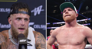 Jake Paul has hit out at Canelo Alvarez after he rejected a fight with him Photo Credit: Esther Lin/MVP/Ed Mulholland/Matchroom