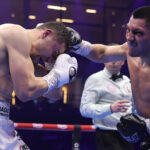 Ortiz Jr saw off Madrimov to close in on a maiden world title shot Photo Credit: Mark Robinson Matchroom Boxing