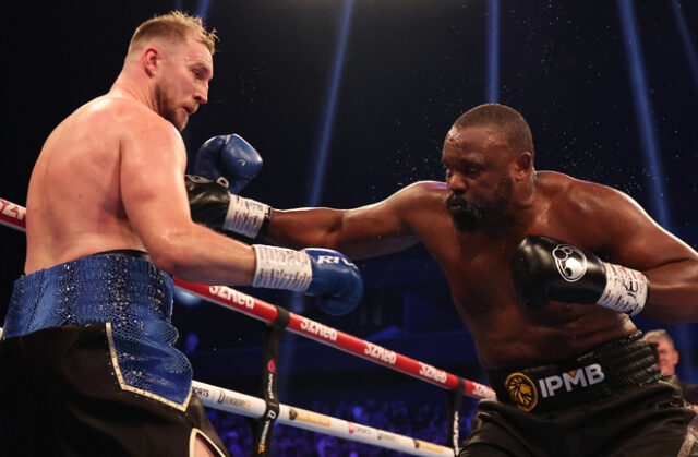 Derek Chisora overcame Otto Wallin by unanimous decision at the Co-op Live in Manchester Photo Credit: Leigh Dawney/Queensberry Promotions