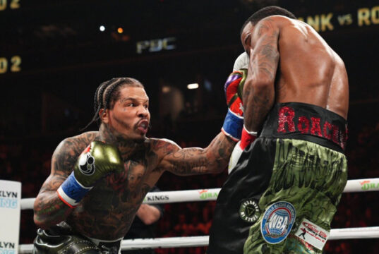 Gervonta Davis was held to a majority decision draw with Lamont Roach in Brooklyn Photo Credit: Premier Boxing Champions