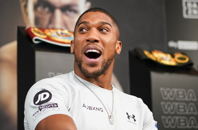 Anthony Joshua is apparently open to a shock with Jake Paul Photo Credit: Dave Thompson/Matchroom Boxing