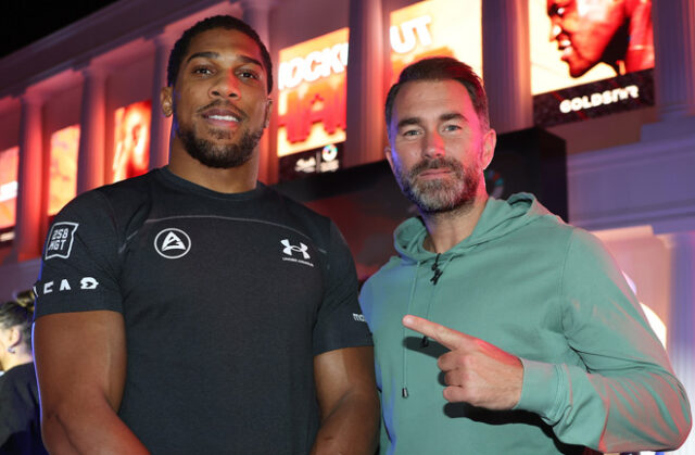 Eddie Hearn is plotting Anthony Joshua's next move Photo Credit: Mark Robinson Matchroom Boxing